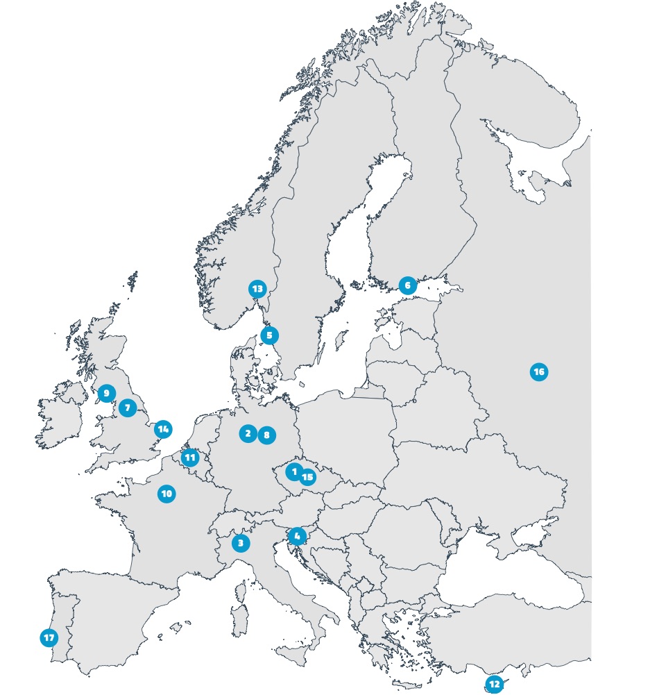 Partnership map